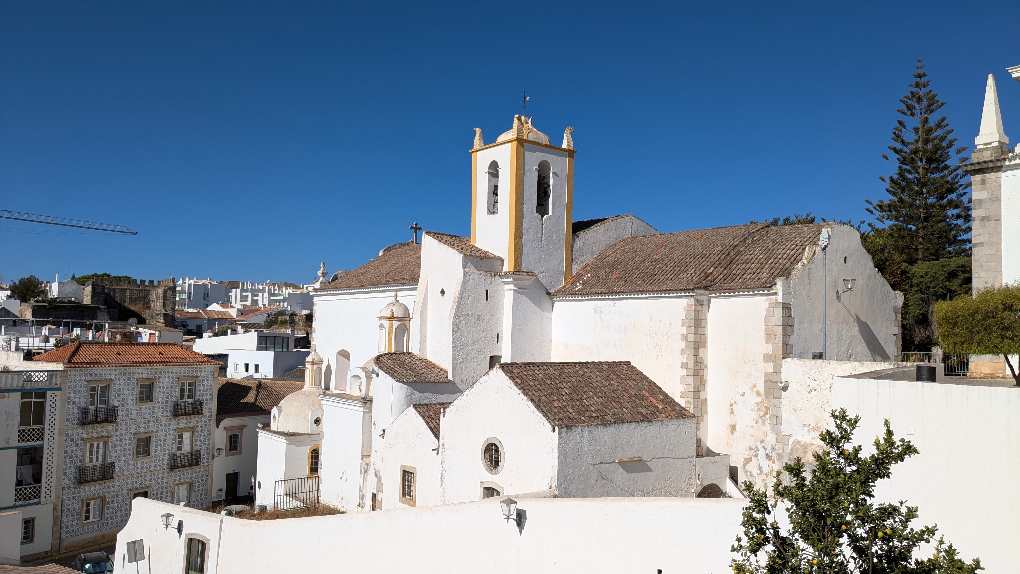 Santiago Church as seen from Tavira Castle